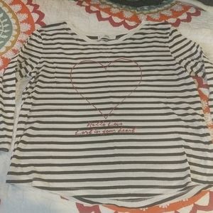 Cotton Striped Top